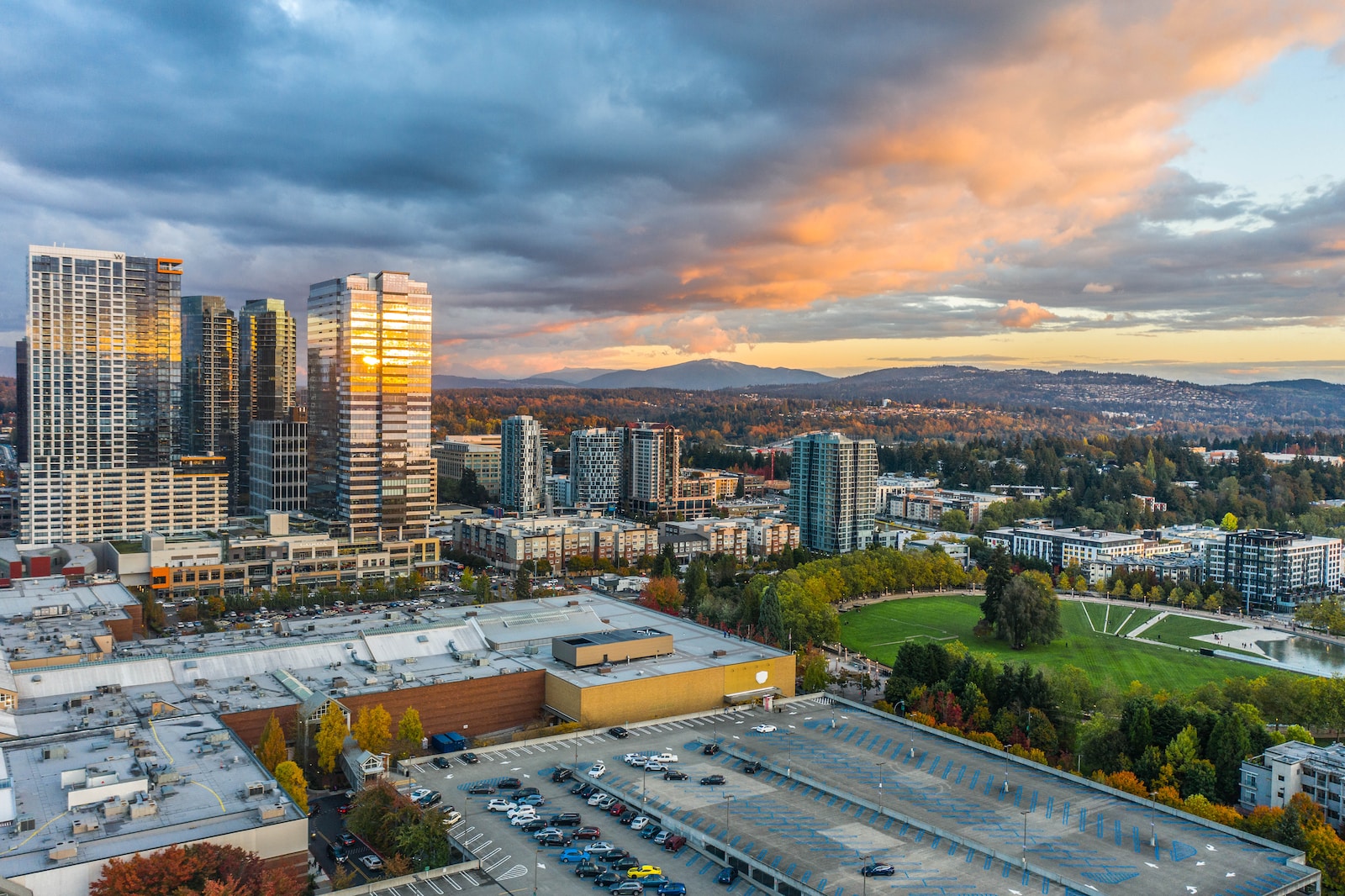 Photo by Zac Gudakov city with high rise buildings under gray sky during daytime